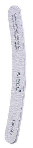 [P000219] SIBEL Lima Esmeril 2-Vias Banana 100/180 Cebra 10uds